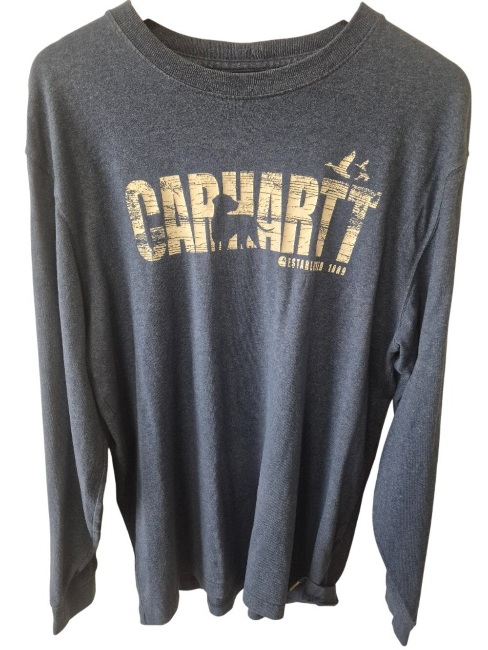 Carhartt Men's Medium Long Sleeve Established 1889 Graphic Shirt